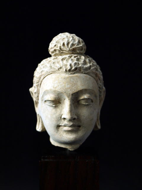 ガンダーラ美術 仏陀頭部 3～4世紀 GM01